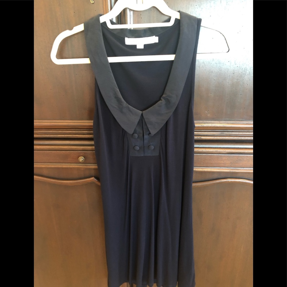 REISS Black tuxedo dress Small